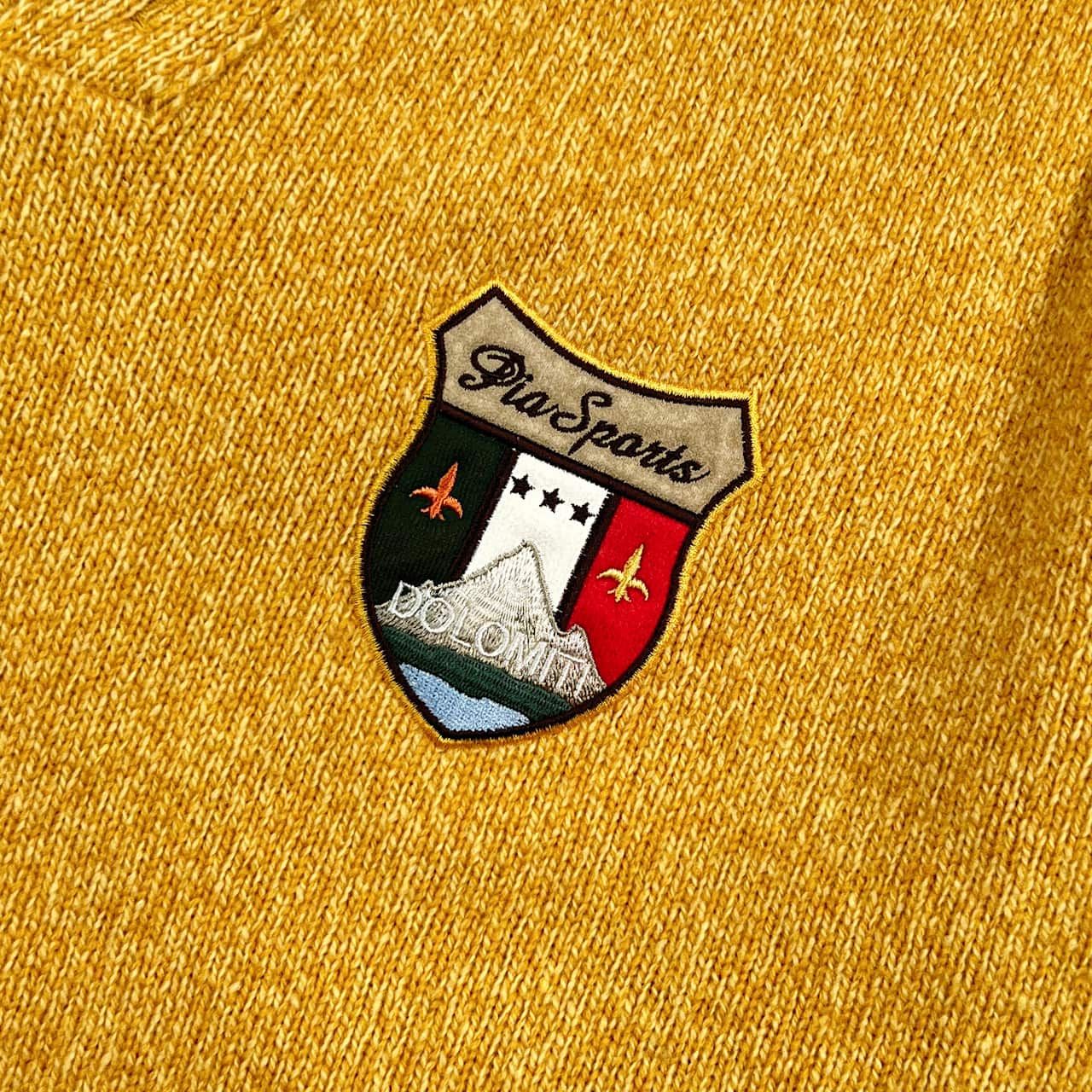 カシミヤ混 PIA SPORTS ピアスポーツ Vネック ニット セーター 3