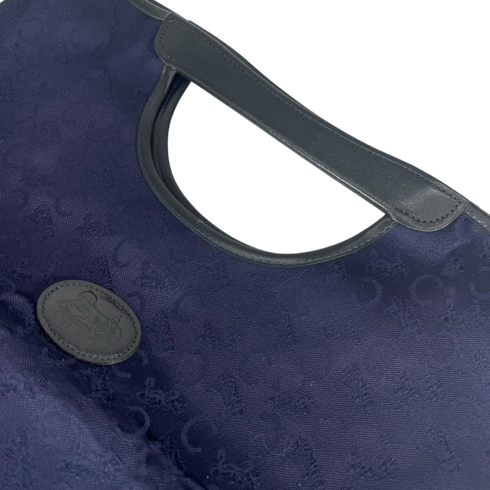 美品 CELINE セリーヌ ノエビア クラッチバッグ キャンバス/レザー