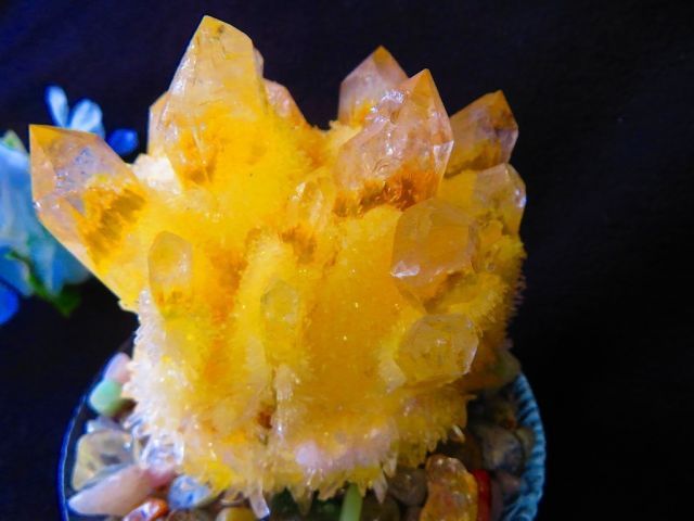 絶品☆超美しい☆浄化済み☆ブラジル産☆ 天然水晶宝石☆シトリン