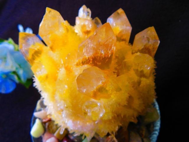 絶品☆超美しい☆浄化済み☆ブラジル産☆ 天然水晶宝石☆シトリン