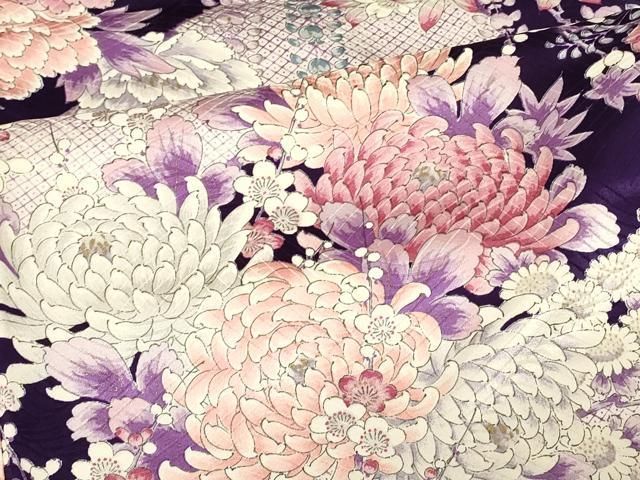 平和屋着物□上質な小紋 草花文 金彩 正絹 逸品 CABB8231in - メルカリ