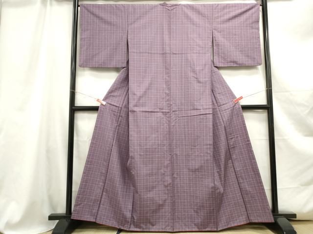 平和屋着物□上質な紬 格子 正絹 逸品 DABA9386qa - メルカリ