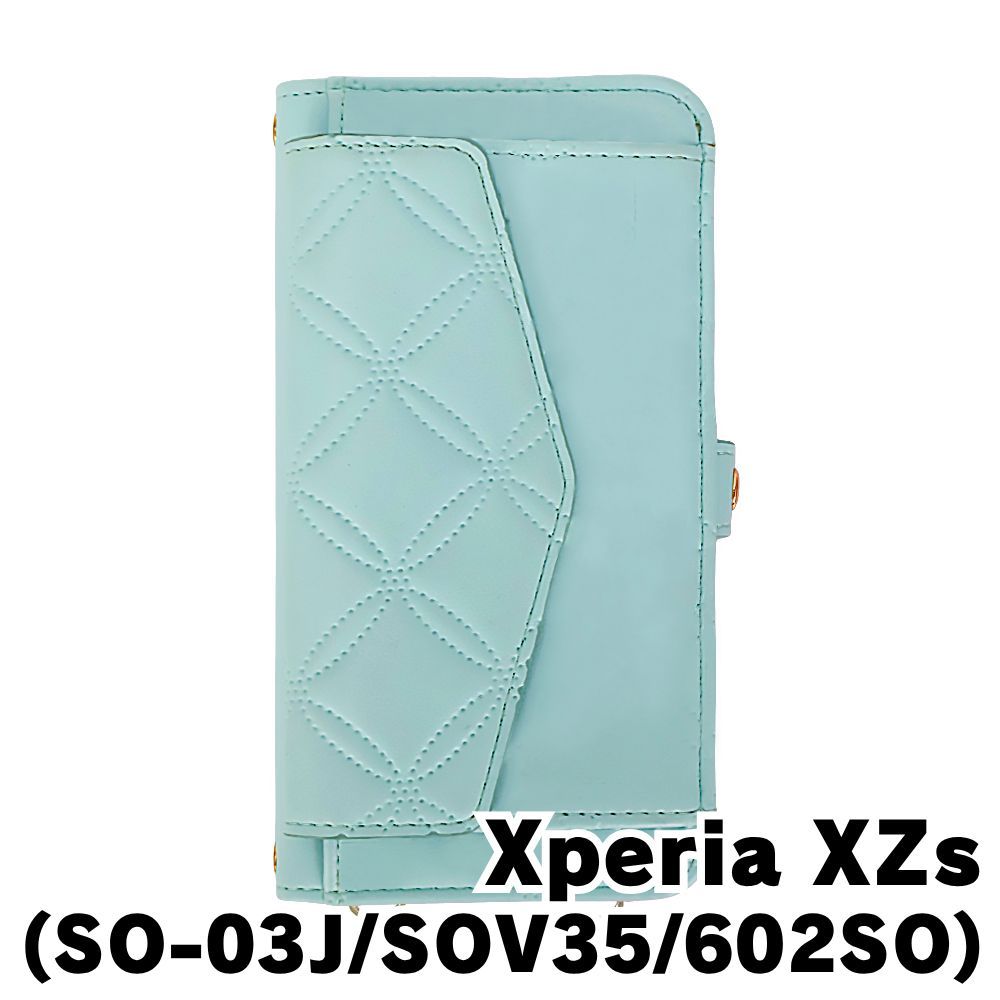 新品未使用】 SO-03J/SOV35/602SO Xperia XZs ストラップ付き 手帳型