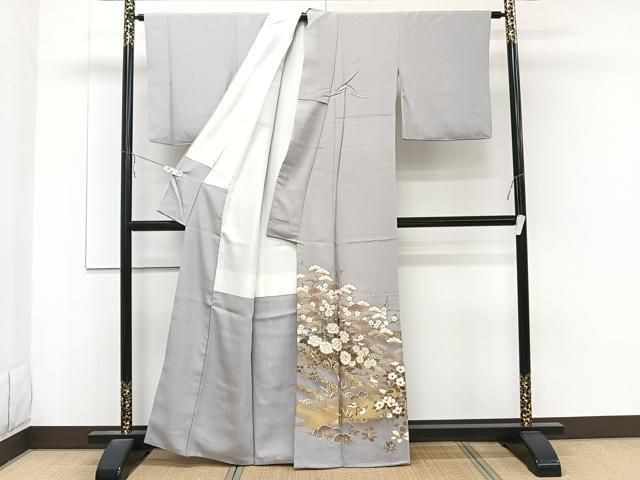 平和屋着物□豪華色留袖 作家物 風景文 金彩 正絹 逸品 CABB8588xi