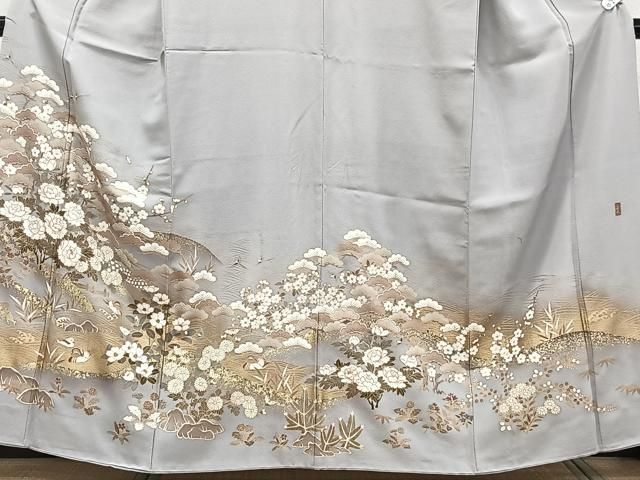 平和屋着物□豪華色留袖 作家物 風景文 金彩 正絹 逸品 CABB8588xi