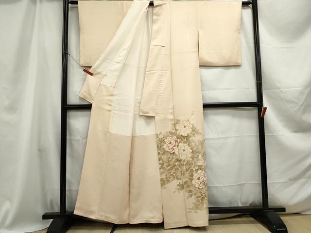 平和屋着物□豪華色留袖 駒刺繍 牡丹 金彩 高島屋扱い 正絹 逸品