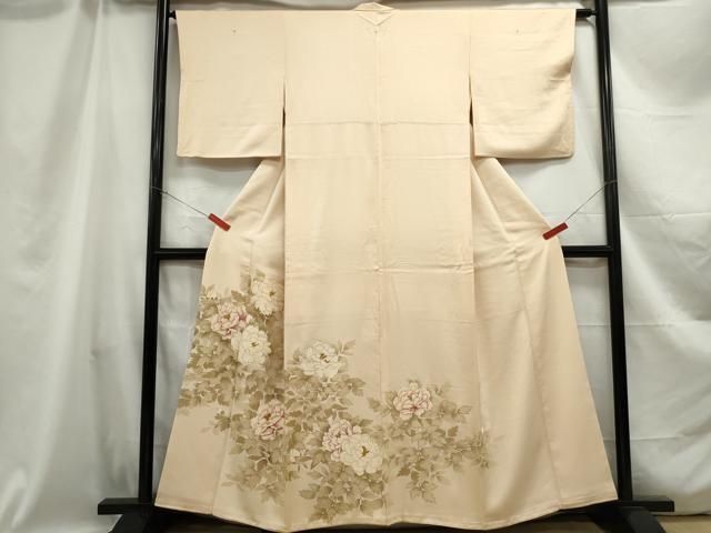 平和屋着物□豪華色留袖 駒刺繍 牡丹 金彩 高島屋扱い 正絹 逸品