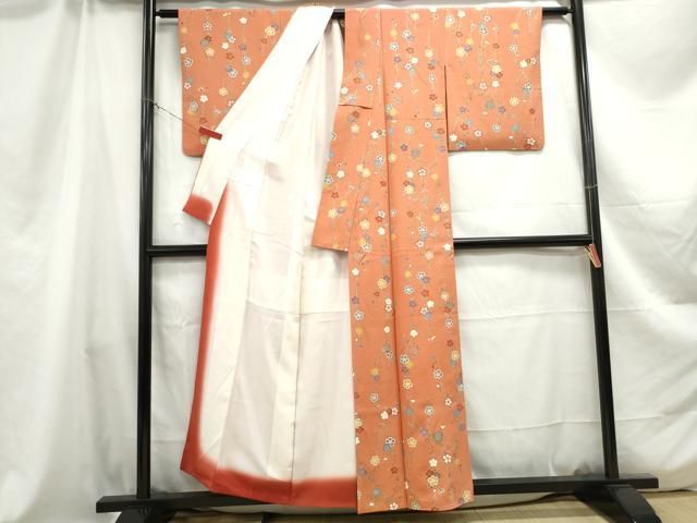 平和屋着物□上質な小紋 枝垂れ桜 金彩 正絹 逸品 DABA9418qa - メルカリ