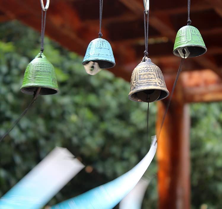 新着商品】風鈴 ウィンドチャイム 夏の風物詩 南部鉄器 4.5cm (釣鐘