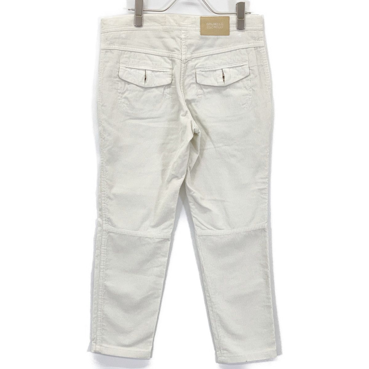 BRUNELLO CUCINELLI コーデュロイ パンツ 42 BRUNELLO CUCINELLI ブルネロクチネリ ﾎﾜｲﾄ ｺｰﾃﾞｭﾛｲ ﾊﾟﾝﾂ 38 - メルカリ