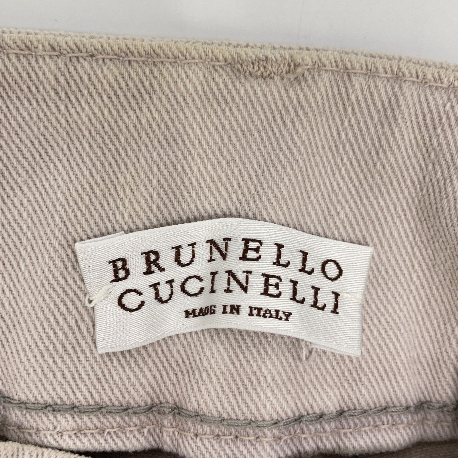 BRUNELLO CUCINELLI ブルネロクチネリ ﾗｲﾄｸﾞﾚｰｺｯﾄﾝ ﾊﾟﾝﾂ 38 - メルカリ 