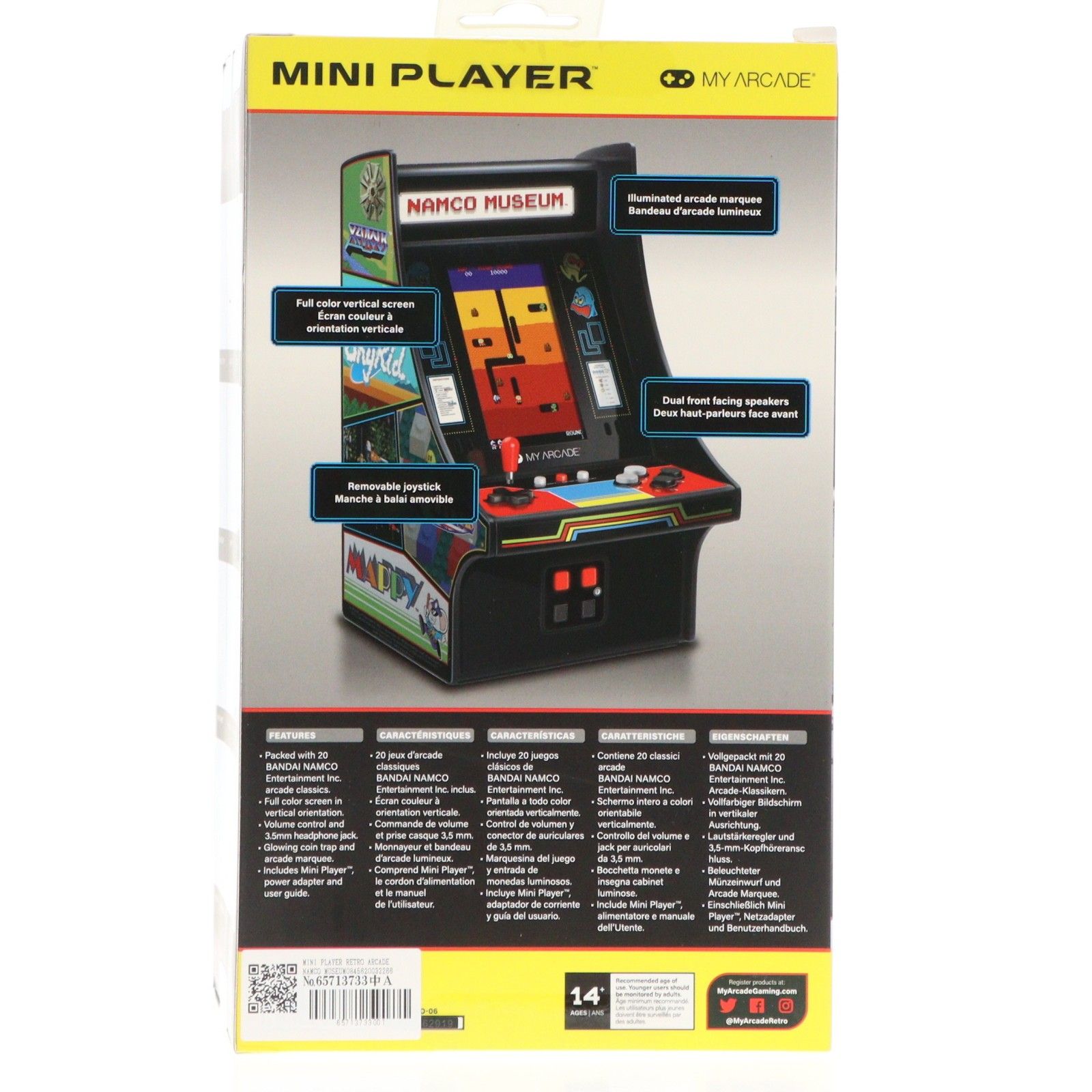 MINI PLAYER RETRO ARCADE NAMCO MUSEUM(ミニプレイヤー レトロ