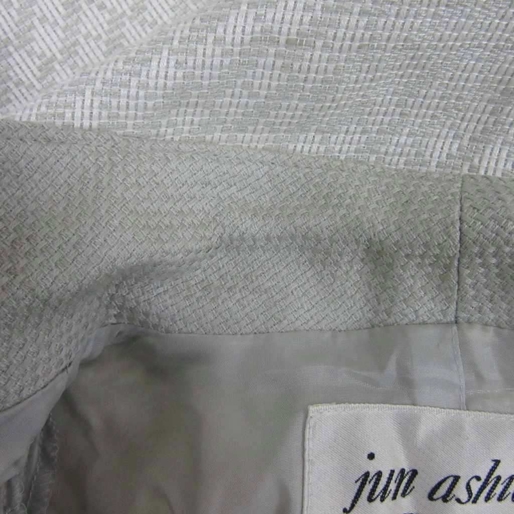 ジュンアシダ jun ashida テーラードジャケット シングルボタン 麻