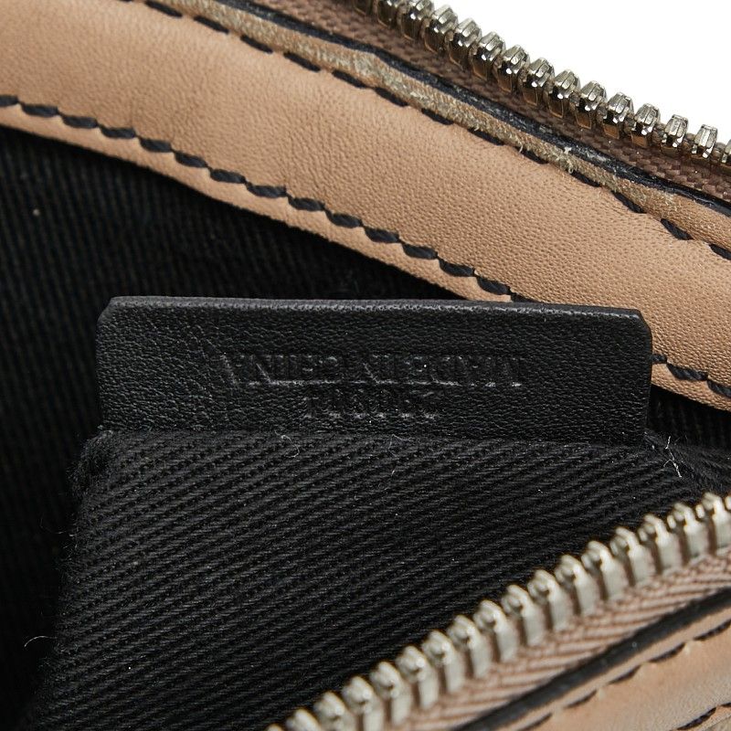 ロエベ アナグラムロゴ アクセサリーポーチ ハンドバッグ ベージュ PVC  