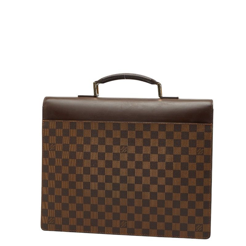 【Tancho】LOUISVUITTONルイヴィトン　ダミエブリーフケース ルイヴィトンスティーブ ブリーフケース 14137 黒 メンズ ダミエグラ