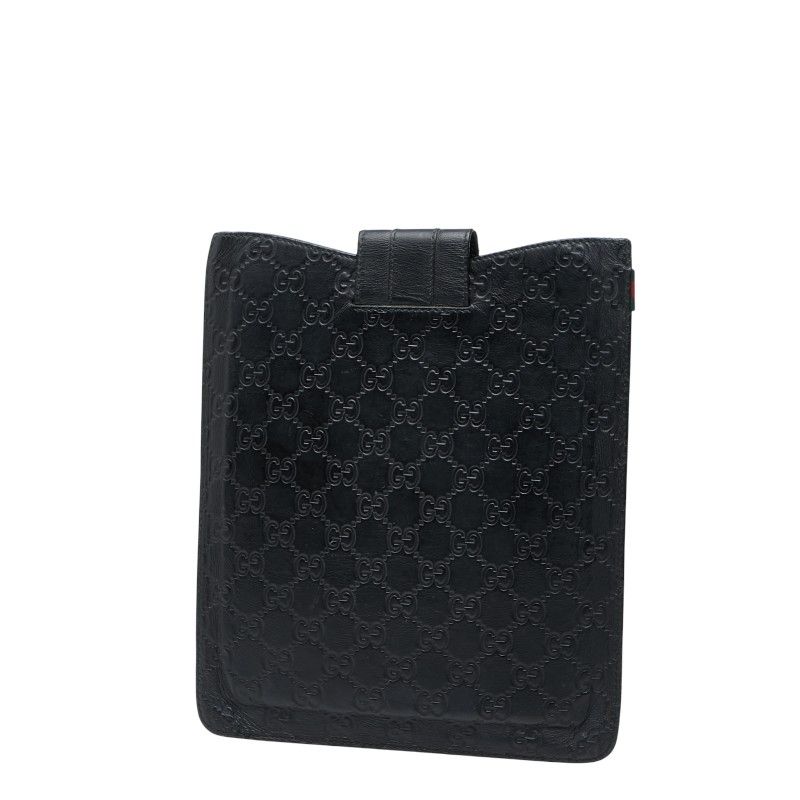 【極美品】GUCCI グッチ　シマ　ケース ブラック　箱付き GUCCI（グッチ） 597560 CAO0G 1000 BLACK ブラック グッチ