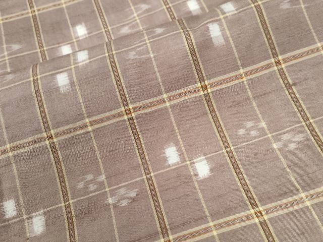 平和屋着物○本場琉球絣 紬 大城工房 やまと誂製 正絹 逸品 CABB4365yc