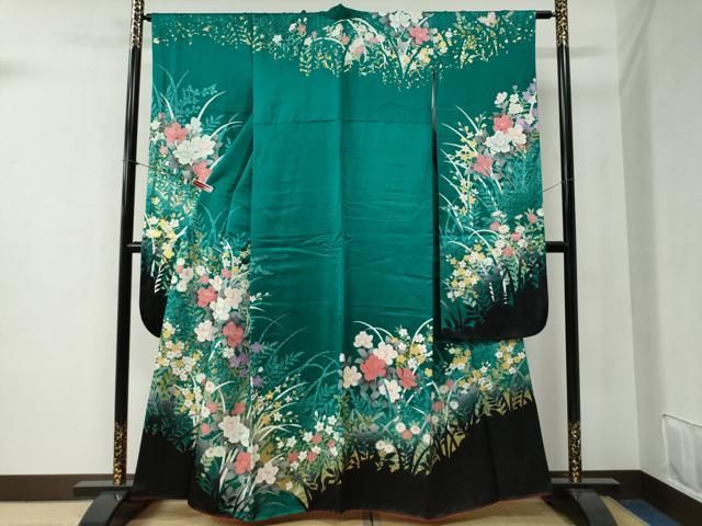 平和屋着物○豪華振袖 草花文 金彩 正絹 逸品 CABB4366yc - メルカリ