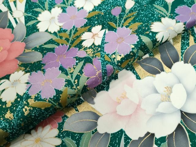平和屋着物○豪華振袖 草花文 金彩 正絹 逸品 CABB4366yc - メルカリ