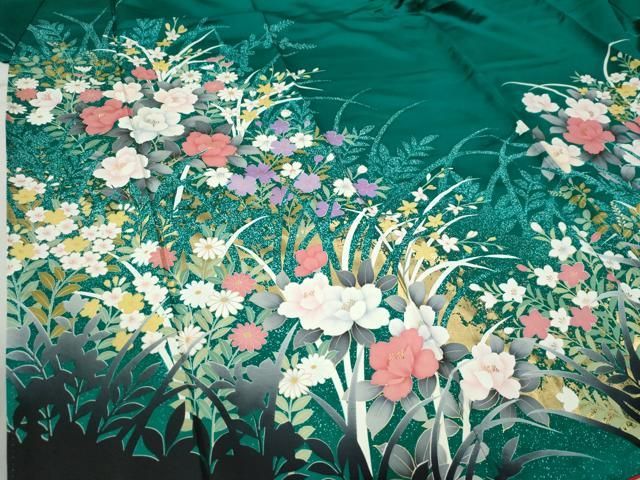 平和屋着物○豪華振袖 草花文 金彩 正絹 逸品 CABB4366yc - メルカリ