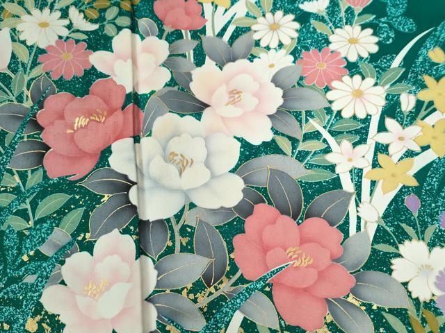 平和屋着物○豪華振袖 草花文 金彩 正絹 逸品 CABB4366yc - メルカリ