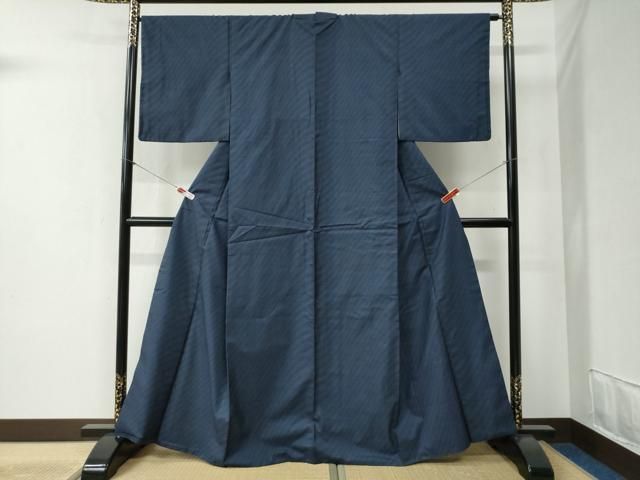 平和屋着物○本場大島紬 9マルキ 変わり縞 正絹 逸品 CABB4419yc