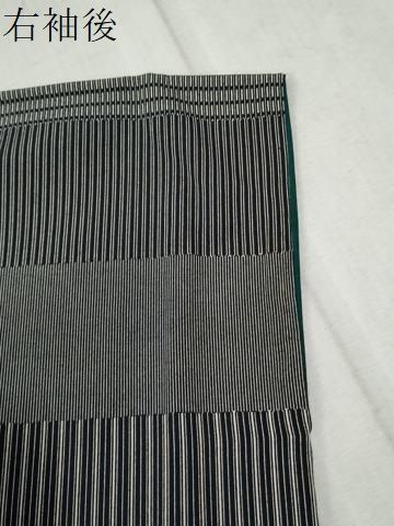 平和屋着物○江戸小紋 横段文 黒地 正絹 逸品 CABB4448yc - メルカリ