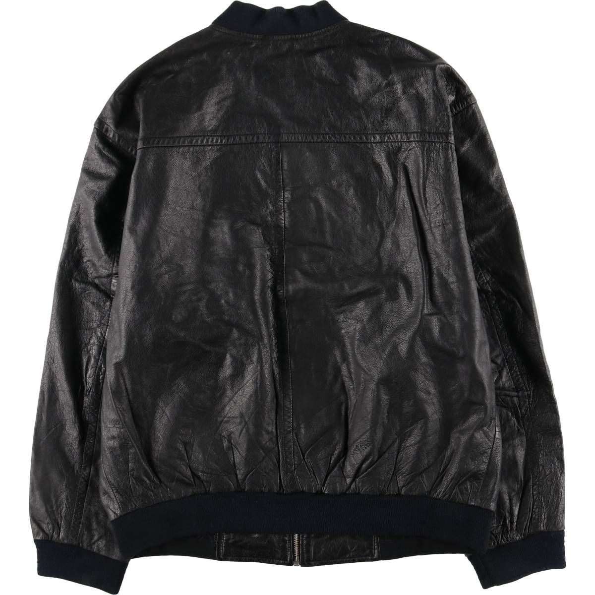 古着 ダニエルエシュテル DANIEL HECHTER レザーブルゾン メンズXL相当 