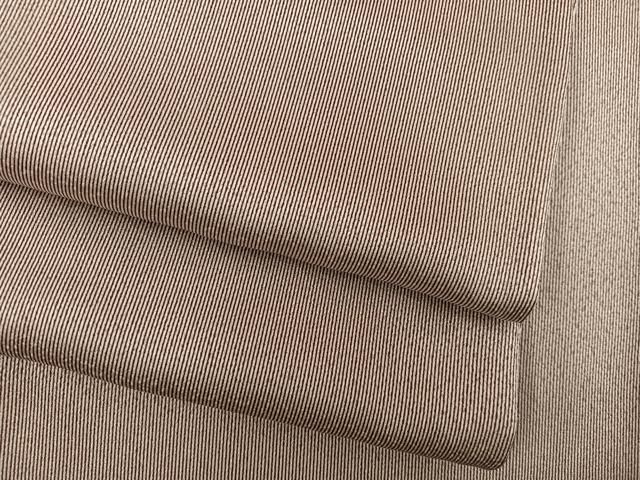 平和屋着物○江戸小紋 万筋 梅染色×灰梅色 やまと誂製 正絹 逸品