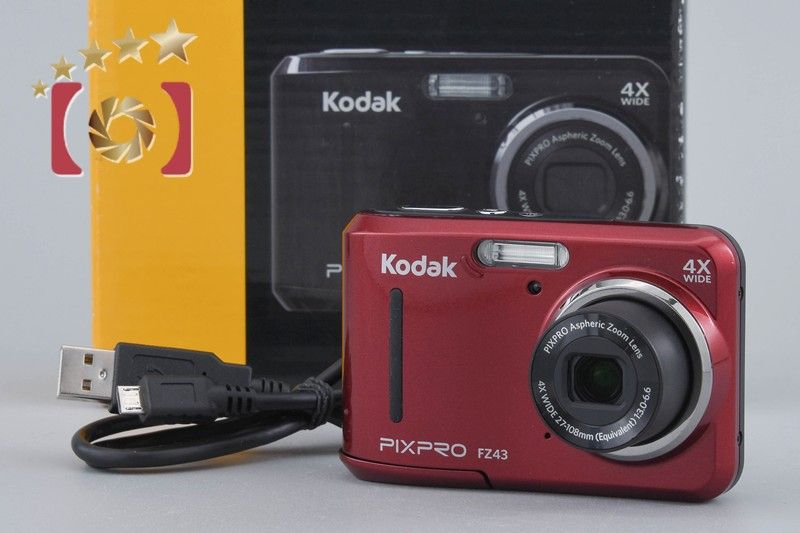 Kodak コダック 【中古】KODAK コダック PIXPRO FZ43 レッド 
