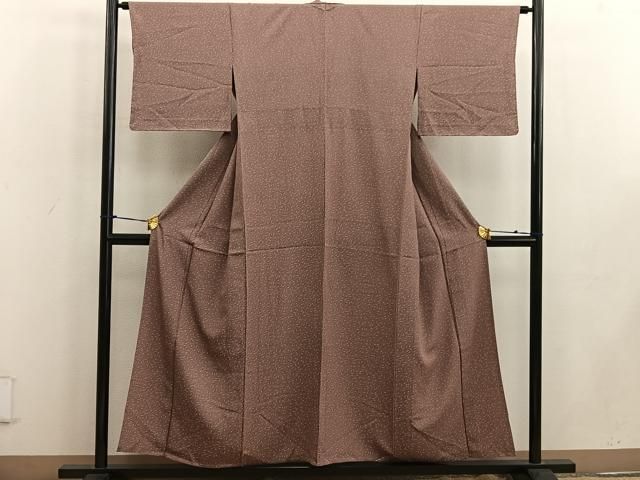 平和屋着物▽上質な小紋 単衣 草葉文 正絹 逸品 BAAW3534mz - メルカリ