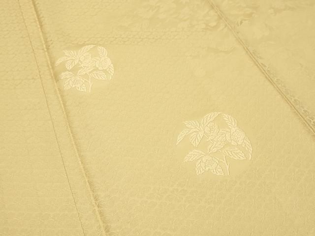 平和屋着物○無地絵羽訪問着 花丸文 卵色 正絹 逸品 CABB0166gh - メルカリ