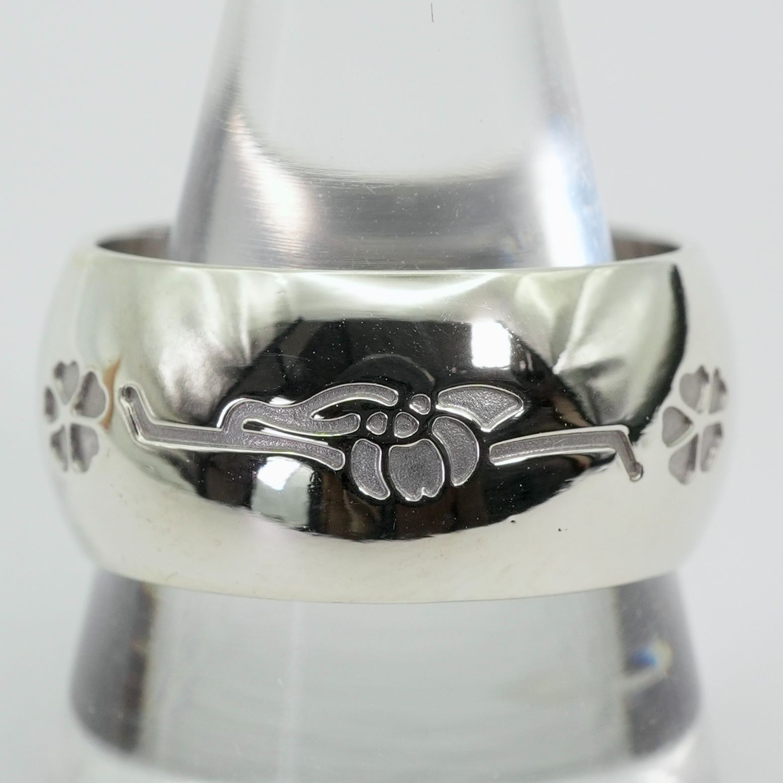 極美品17号 ブルガリ セーブザチルドレン シルバーリング#56/25-2586