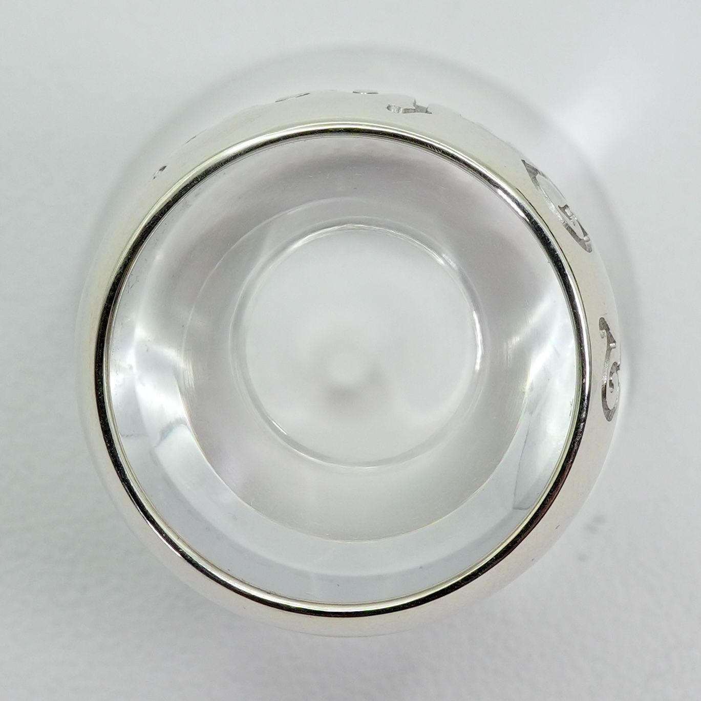 極美品17号 ブルガリ セーブザチルドレン シルバーリング#56/25-2586