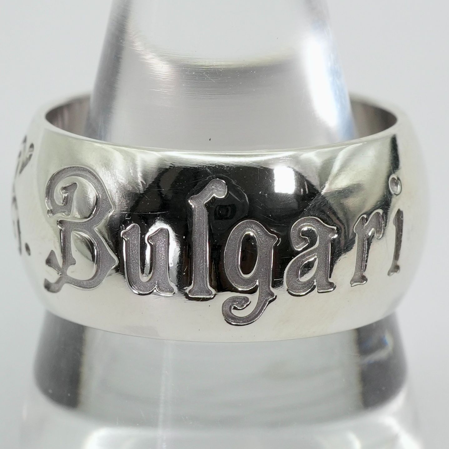 極美品17号 ブルガリ セーブザチルドレン シルバーリング#56/25-2586