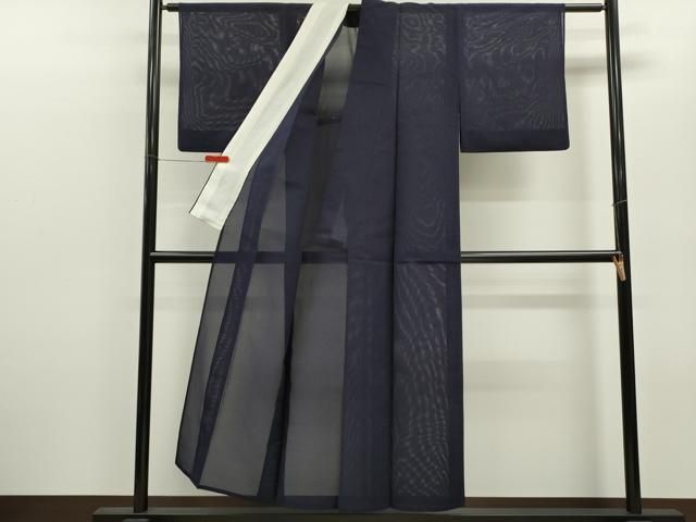 平和屋着物＊夏物 色無地 絽 黒紅色 正絹 逸品 CABB9787ze - メルカリ