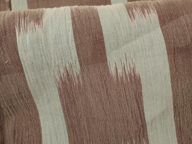 平和屋着物＊夏物 小千谷ちぢみ 幾何学文様 麻 逸品 AABF1619jd - メルカリ