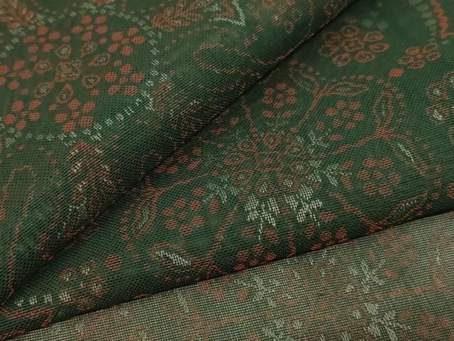 平和屋着物＊夏物 小紋 紗 正倉院花文 正絹 逸品 AABF1627jd - メルカリ