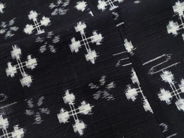 平和屋着物○本場琉球絣 綿琉球 単衣 霞吉祥文 綿 逸品 CABB4653yc