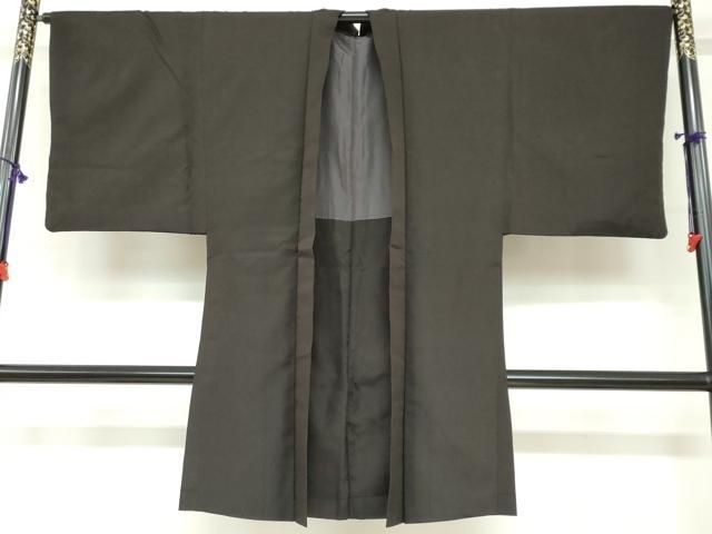 平和屋着物○男性 長羽織 暗黒色色 正絹 逸品 DABB0348ud - メルカリ