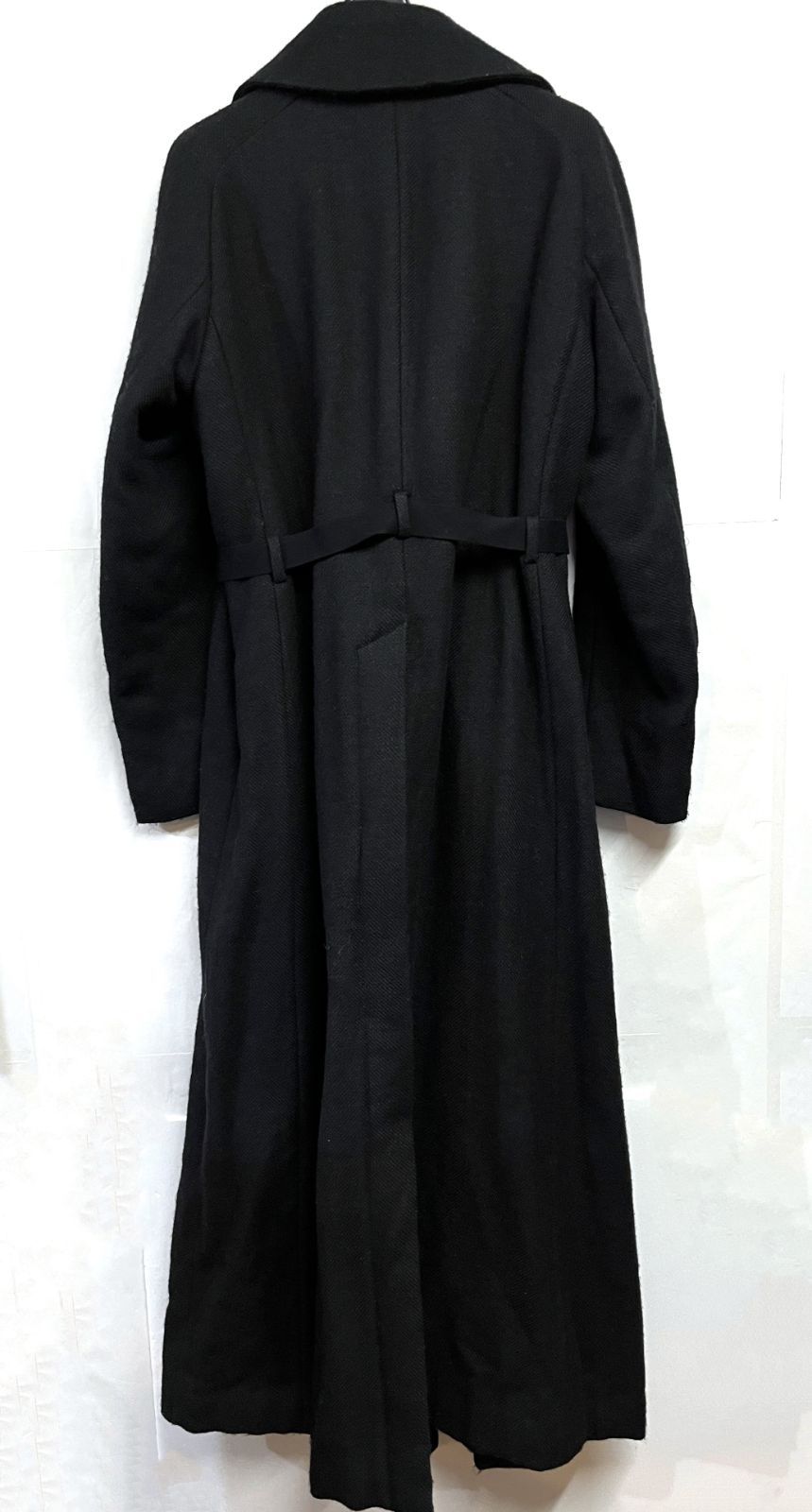 bajra｜バジュラ 134UC04 ウールリネン ベルト付 ロングコート - メルカリ