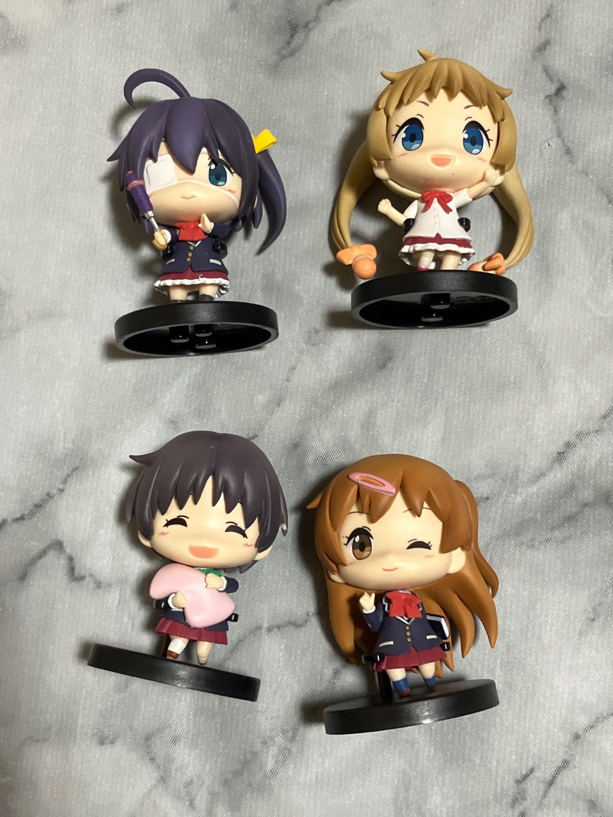 中二病でも恋がしたい　デフォルメフィギュア　小鳥遊六花　丹生谷森夏　凸守早苗　五月七日くみん