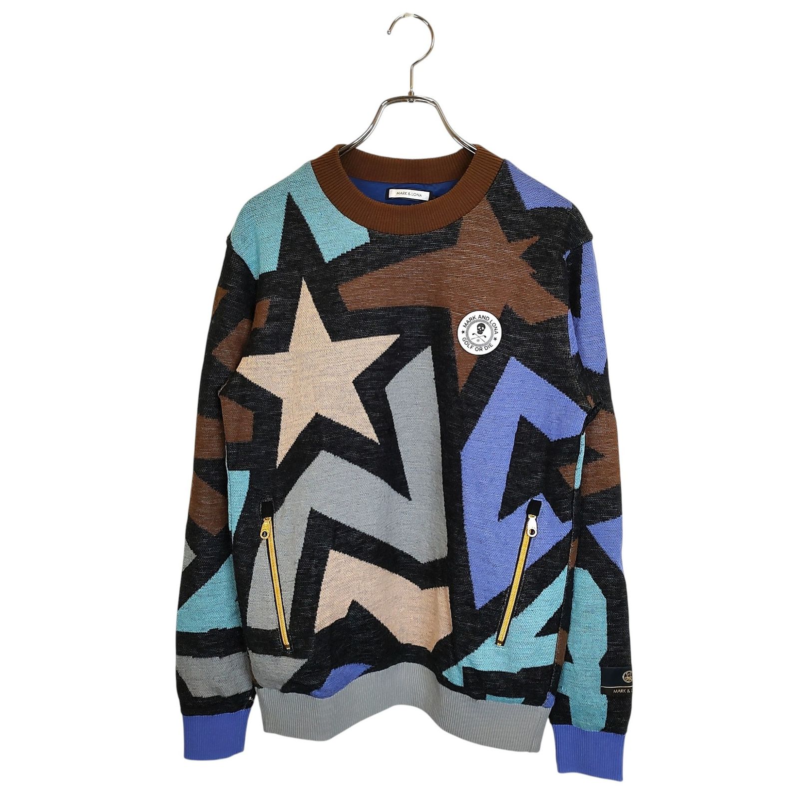 MARK&LONA マークアンドロナ ゴルフ 21AW Juggle Wind proof Crew