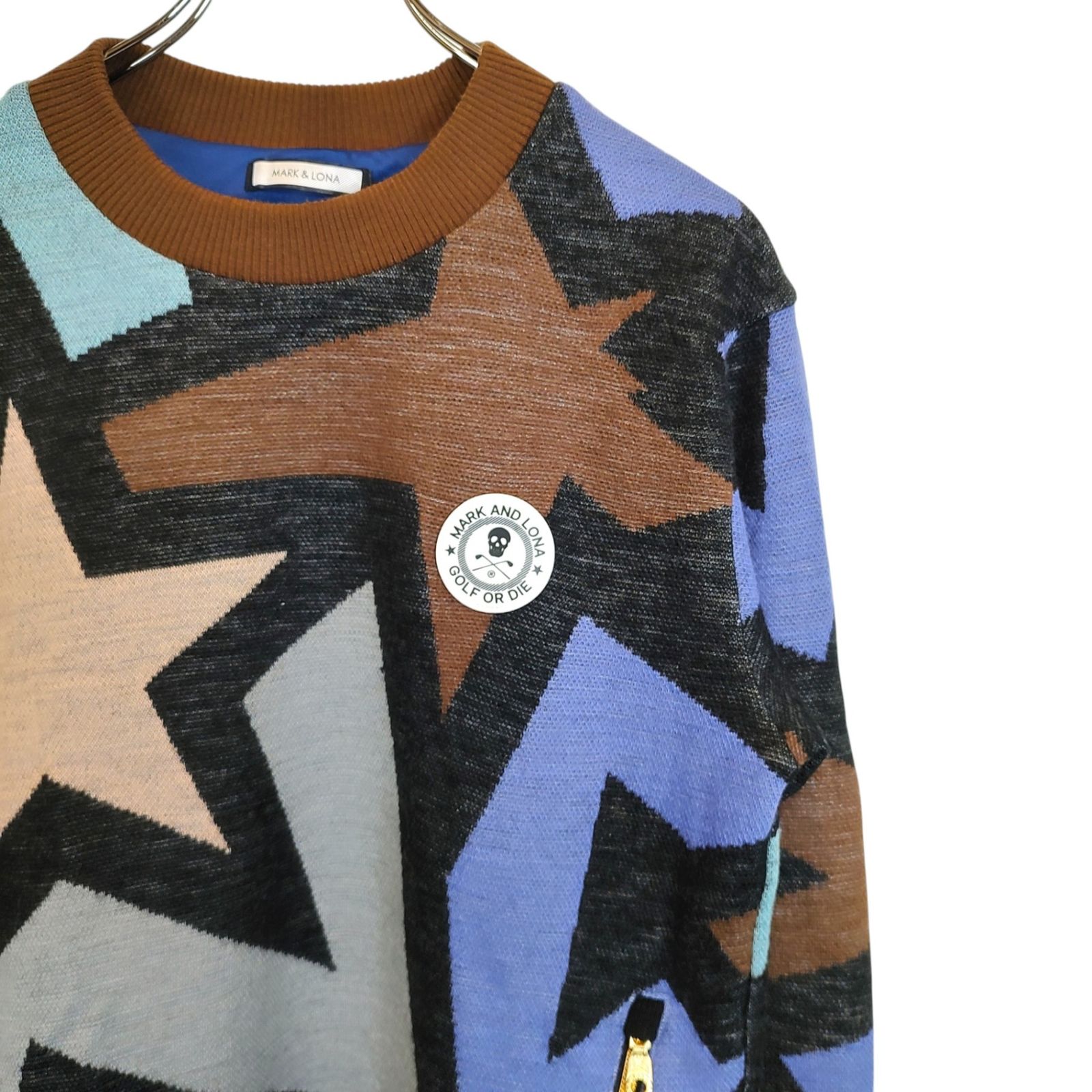 MARK&LONA マークアンドロナ ゴルフ 21AW Juggle Wind proof Crew