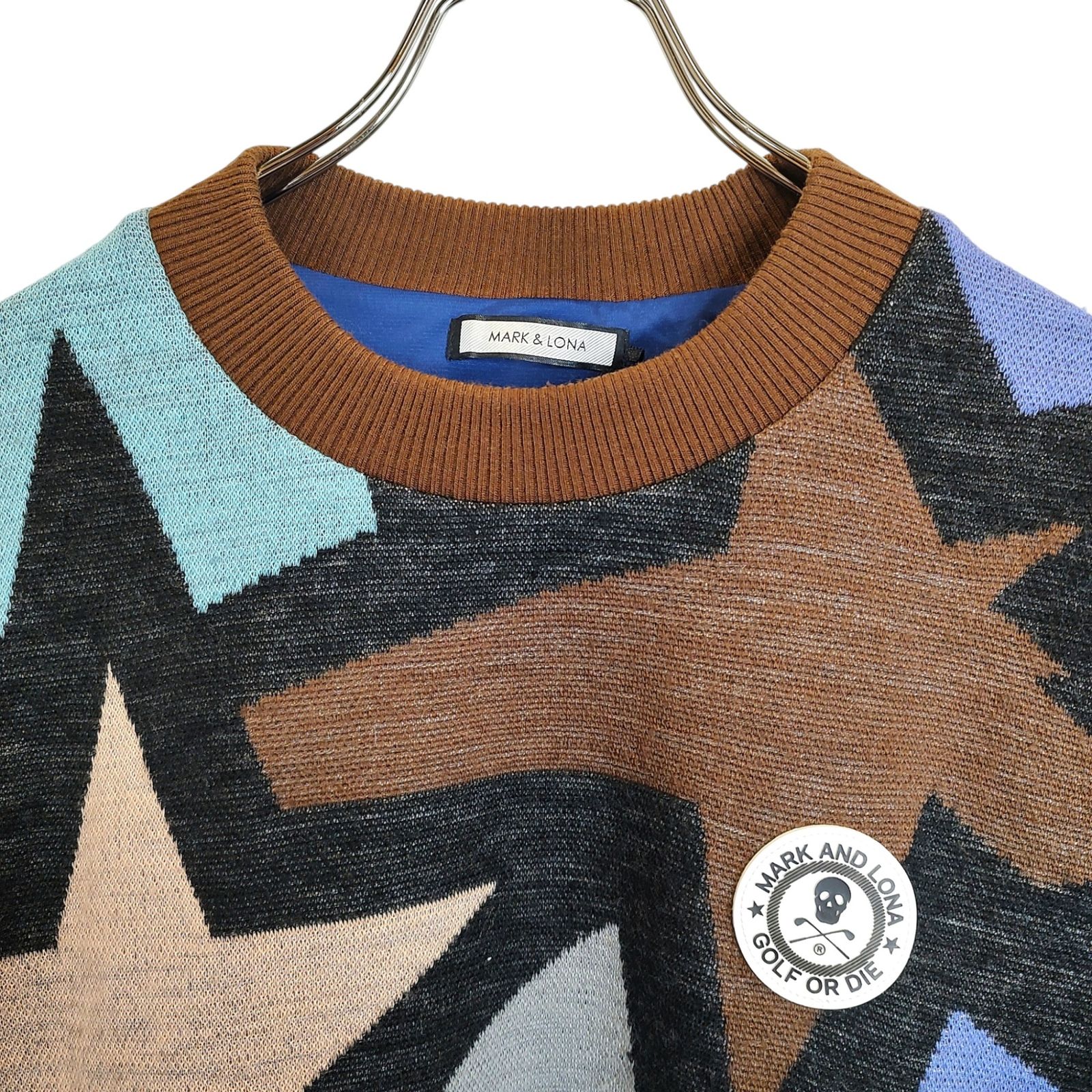 MARK&LONA マークアンドロナ ゴルフ 21AW Juggle Wind proof Crew