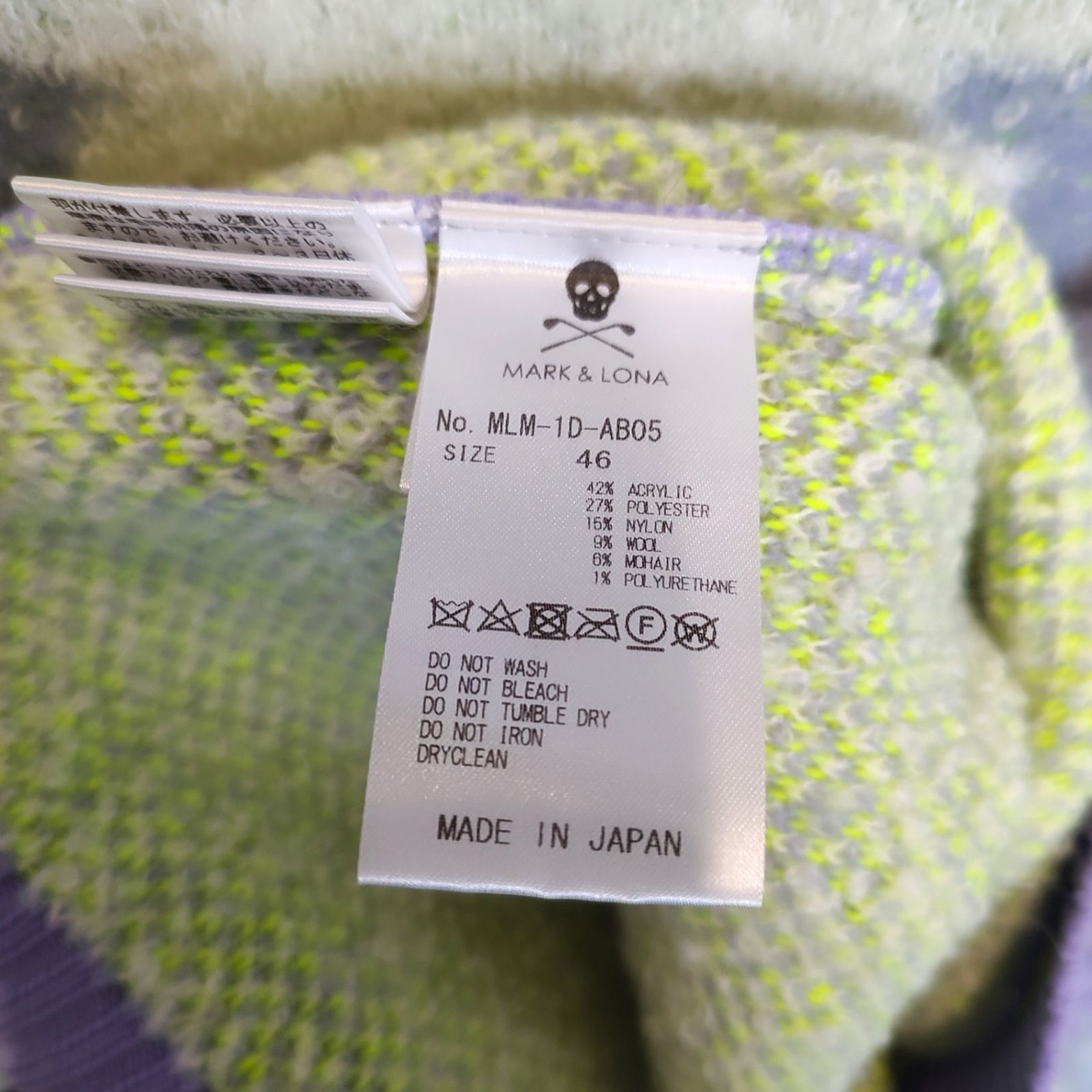 MARK&LONA マークアンドロナ ゴルフ 21AW Skywalker Crew Sweater