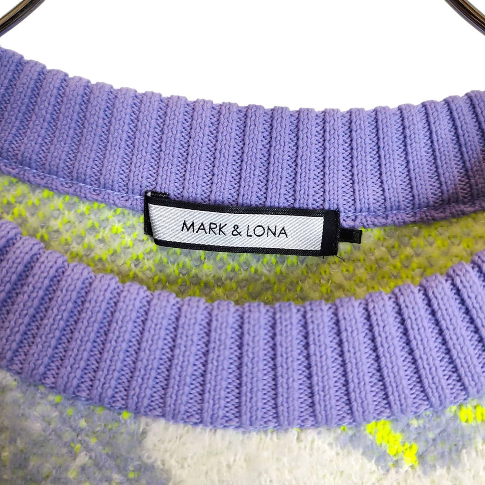 美品 マークアンドロナ Skywalker Crew Sweater ニット MARK&LONA マークアンドロナ ゴルフ 21AW Skywalker Crew Sweater