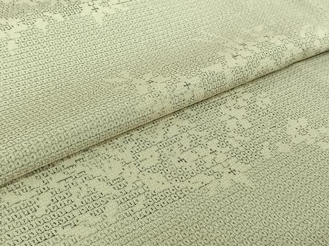 平和屋着物▽本塩沢 単衣 110亀甲 草花文 正絹 逸品 AABF4322jh - メルカリ