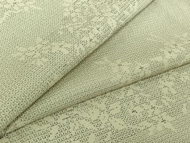 平和屋着物▽本塩沢 単衣 110亀甲 草花文 正絹 逸品 AABF4322jh - メルカリ