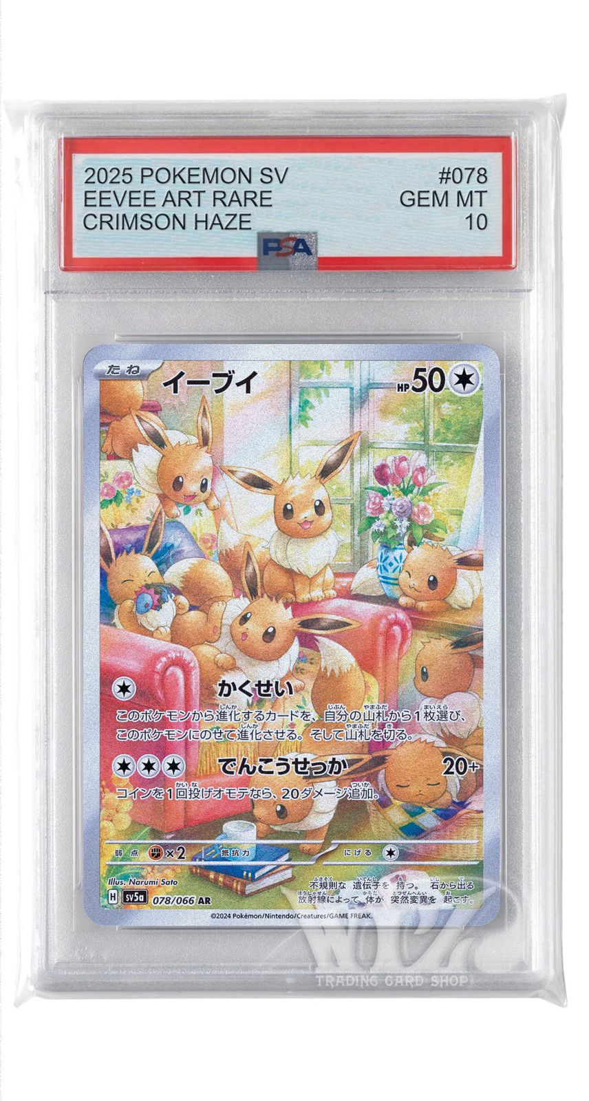 PSA10]イーブイ【AR】〈078/066〉 - メルカリ